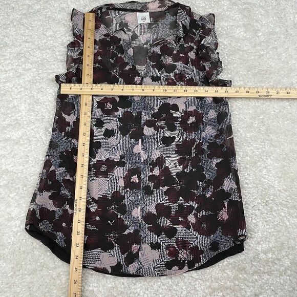 Cabi Weaver Floral Blouse Top - Picture 7 of 10